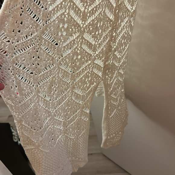 Corchet Boho Long Cardigan - Picture 4 of 5